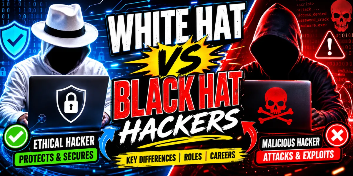White Hat vs Black Hat Hackers: Understanding the Key Differences in Cybersecurity