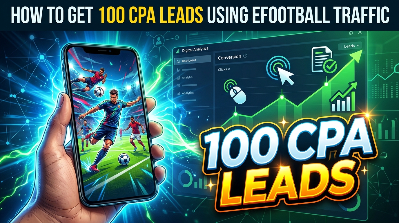 How to Get 100 CPA Leads Using eFootball Content and Traffic